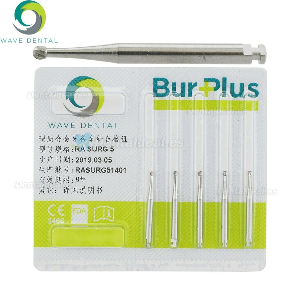 Dental RA SURG 5 Burs Surgical Length (26mm)